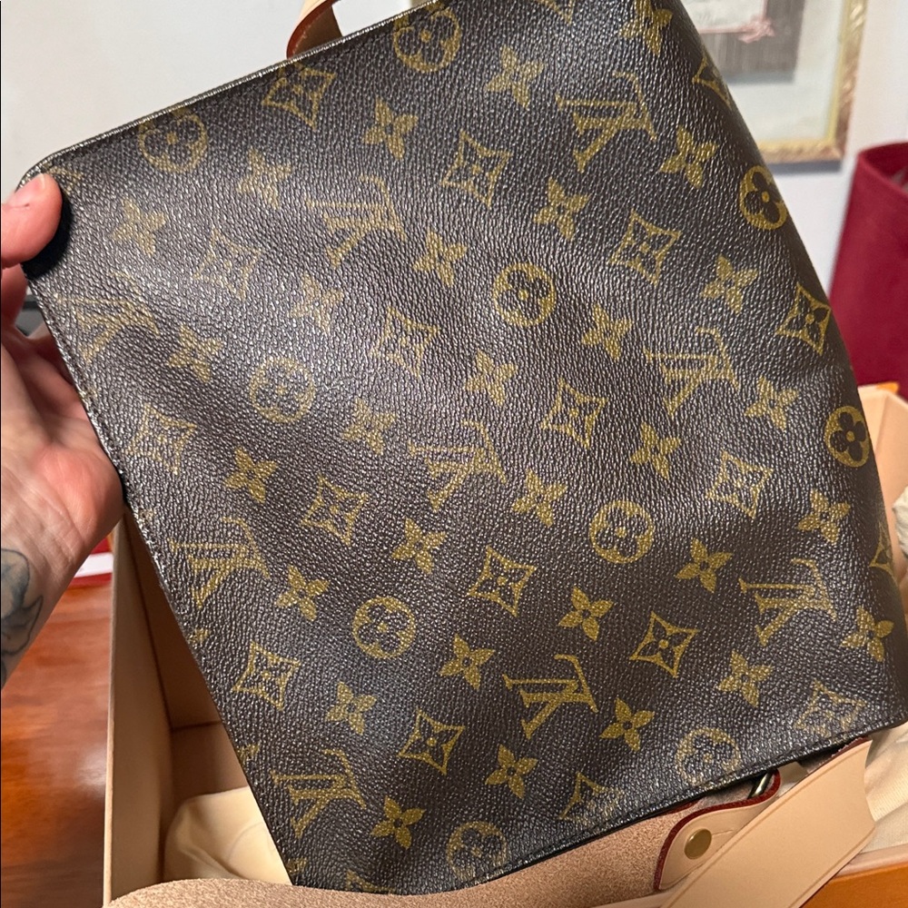 Louis Vuitton Cartouchiere Tan and Brown Monogram Bag - Picture 8 of 8